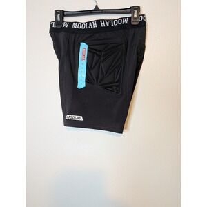 MOOLAH Padded Compression Shorts Black Womens Basketball Protective Gear L